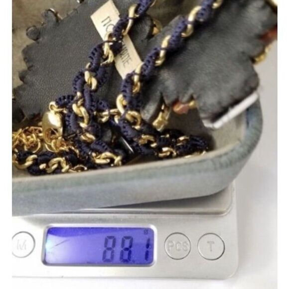 Signed Nocturne Studio JUMI Multicolor Statement Necklace With Leather Backing - Picture 12 of 12